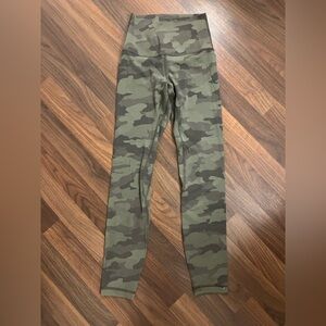 lululemon athletica Olive Camo Leggings